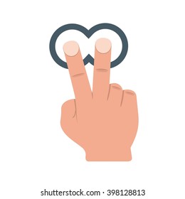 Two Fingers Tap and Hold