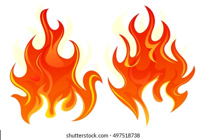 Two fire icon