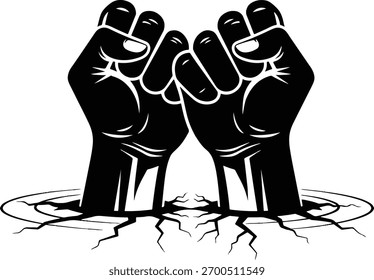 Two Fists United Breaking Ground