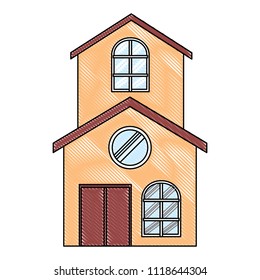 Two Floors House Icon