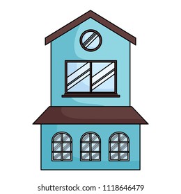Two Floors House Icon