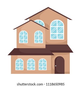 Two Floors House Icon