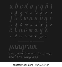 two fonts for headings, chalk and handwritten
