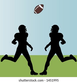 two football players on the field