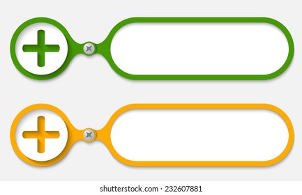 two frames joined by a bolt and plus symbol