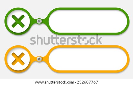 two frames joined by a bolt and multiplication symbol