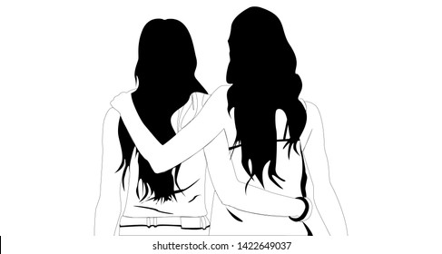 Friend Sketch Hd Stock Images Shutterstock