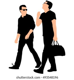 two friends traveling