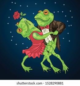 Two frog vector illustration- Eps10