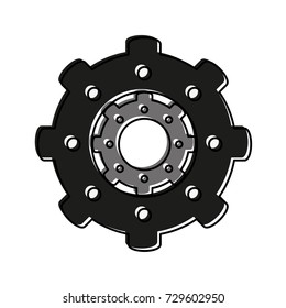 two gears icon image 