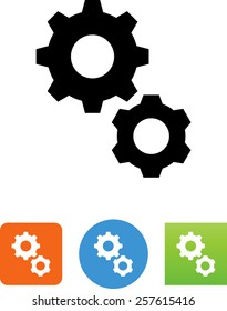 Two gears / Machinery icon