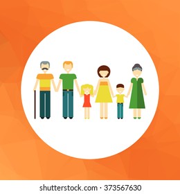 Two generations of one family