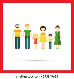 Two generations of one family