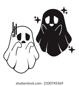 Two Ghost Patch V84 Patch Streetwear, Urban, Luxury, Modern Design Patch Commercial Use