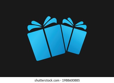 TWO GIFTS BOXES FOR CELEBRATION