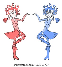 Two girls