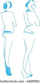 two girls