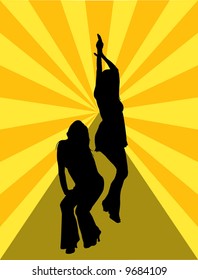 Two girls dancing (H)