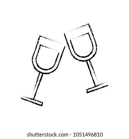two glass cup liquor drink image