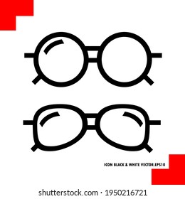 two glasses model icon. Editable, pixel-perfect line icons