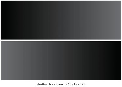 Dois gradientes de preto e cinza para inspiração de design.
