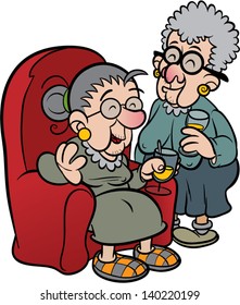two grandmothers