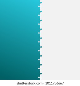 Two Grey and Blue Piece Flat Puzzle  Infographic Presentation. Jigsaw Background. Background Puzzle Piece. Jigsaw Puzzle Banner. Vector Illustration Template Shape. Abstract Puzzle Background.