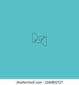 Two guppy fish in an aquarium