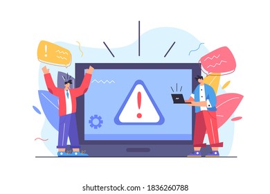 Two guys ran into a warning error