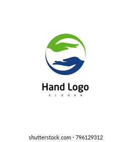Two Hand Circle Logo