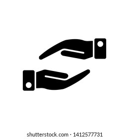 Two Hand New Design Trendy Stock Vector (Royalty Free) 1412577731