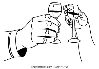 Two hands