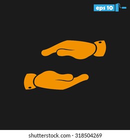 two hands