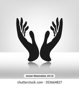 two hands