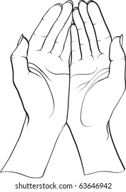 104,877 Drawing two hands Images, Stock Photos & Vectors | Shutterstock