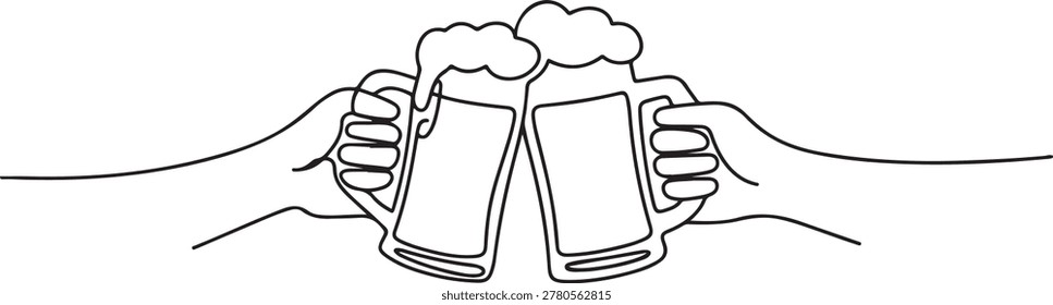 Two hands holding glass