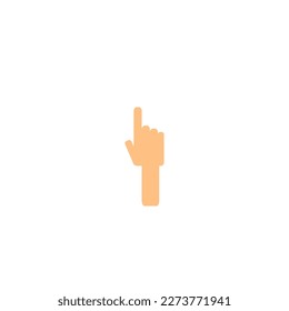 Two Hands holding object. Finger pointing up and down. Handshake. Single main vector illustration on white background. Bright color cartoon for combine.