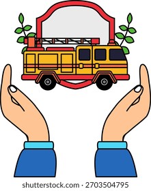 two hands holding yellow