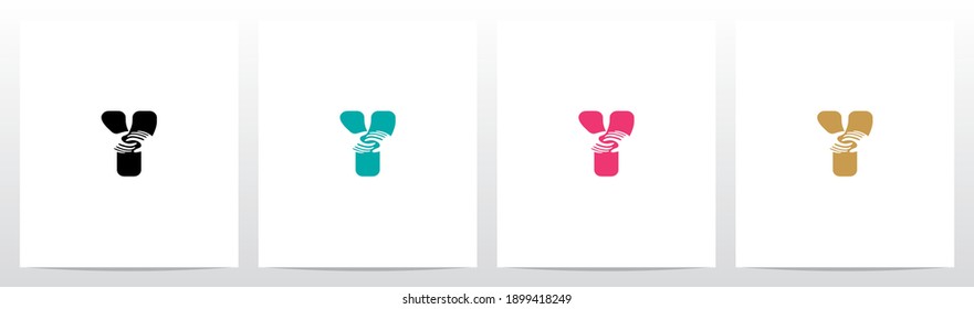 Diseño De Logotipo Y De Dos Manos En La Letra