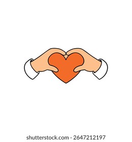 two hands shaping a heart shape with fingers