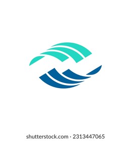Two handshakes in document paper, Exchange Trade Logo Design Vector