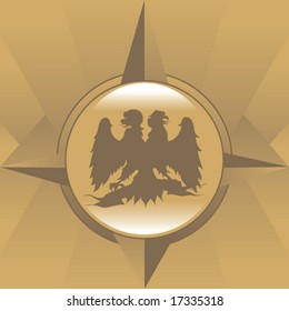 Two head eagle logo