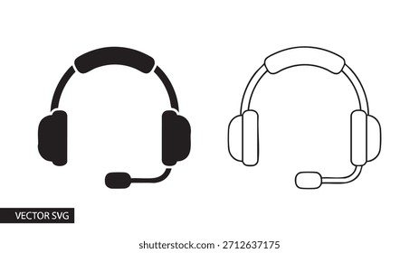 Dos auriculares con micrófono a la izquierda y auriculares a la derecha. La izquierda es negra