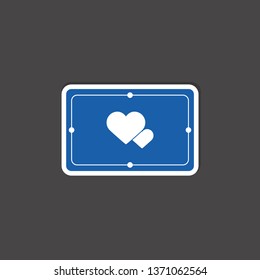 two heart icon