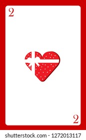 two of hearts card for valentines