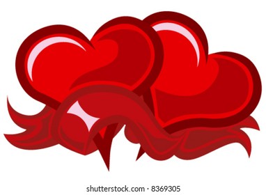 Two hearts color