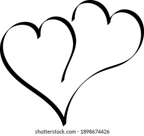 100,395 Black heart outline Stock Vectors, Images & Vector Art ...