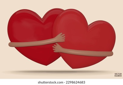 Premium Vector  Dia dos namorados brazil valentine's lovers' day heart  couple illustration cartoon poster design vector