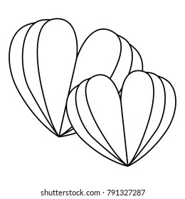 two hearts love card