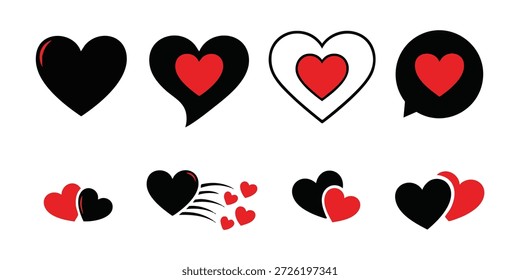 Zwei Herzen, die zusammen ein Paar in Liebe, Ehe oder tiefer Freundschaft symbolisieren.